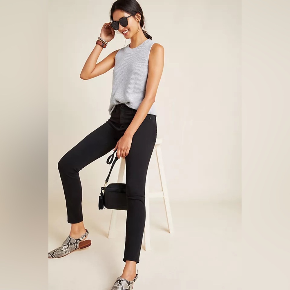 AG Adriana Goldschmied Anthropologie  Farrah High-Rise Skinny Jeans Sz 28